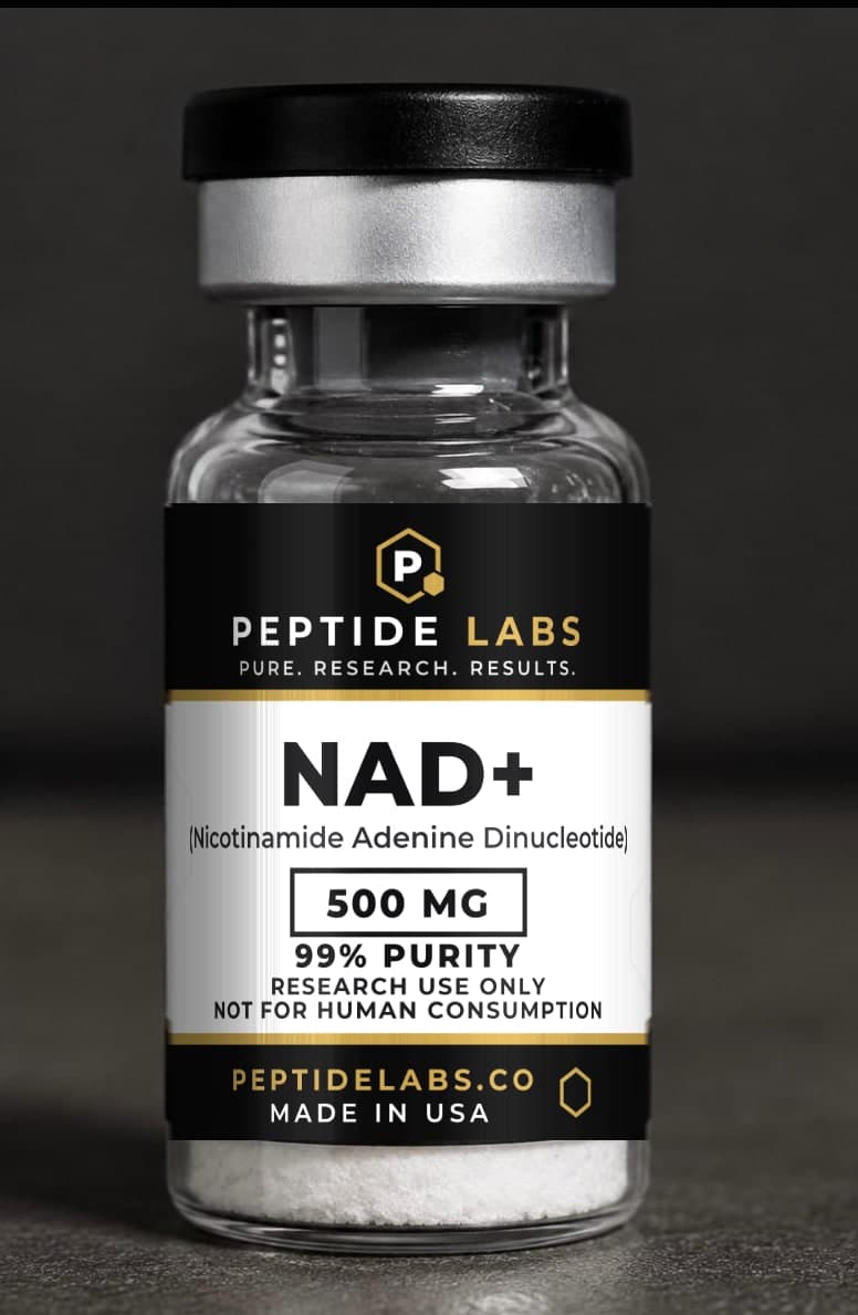 NAD+ 500 mg research vial